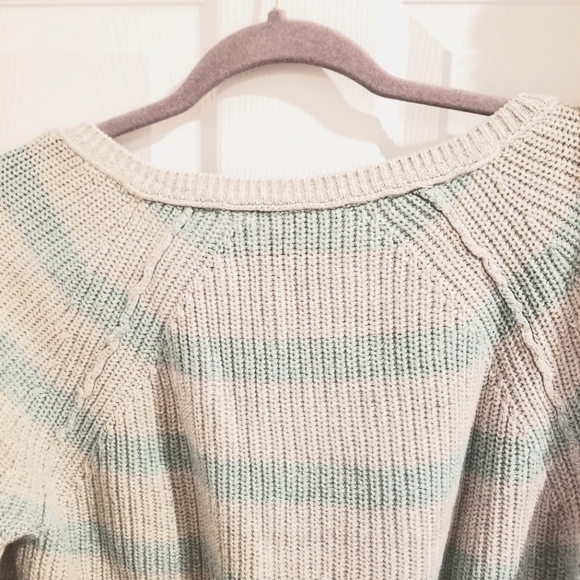 VICTORIA'S SECRET Small Mint Stripes Sweater - Picture 6 of 10